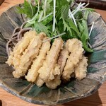 蕎麦 游山 - 料理写真:サックサクのごぼう天は絶対に食べた方がいい逸品
