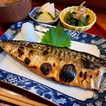 Asa gohan - サバの文化干し。焼きたてでウマイ。