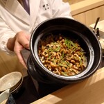 Kien - 穴子と　茗荷の　炊き込みご飯