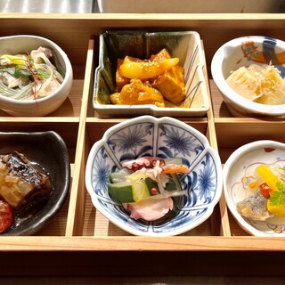 Enjoy recommended obanzai dishes made with seasonal fresh ingredients ◆ Courses also available ◎