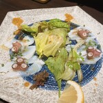 力士飯 嵯峨泉 - 関門生タコのカルパッチョ
