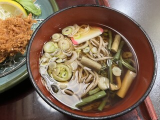 Tonkatsuya Kintarou - ミニ山菜そば
