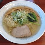 麺屋ジューク - 中華そば(太・ちぢれ)