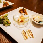 OKIRAKU - 沖縄5種盛り♪