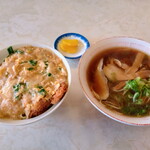 入船食堂 - カツ丼＆中華そば