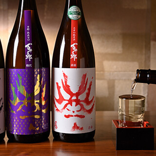 Carefully selected sake from all over the country ◎Drink menu changes depending on the season
