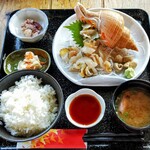 光る海 - 活ツブ刺定食