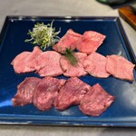 焼肉ここのみ - タン盛り合わせ