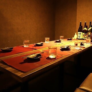 少人数～団体様までご利用可能完全個室へご案内♪