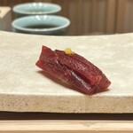 すし道 冨座 - 漬けマグロ