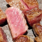 鉄板焼 ステーキ 北野坂 - A5黒毛和牛サーロインの鉄板焼き