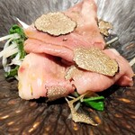 鉄板焼 ステーキ 北野坂 - A5黒毛和牛ロース　～sukiyaki仕立て～