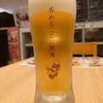 食堂・酒場 京へそ  - 生ビール