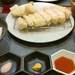 Katsuretsu Abanthi - ヒレとロースの盛り合わせ定食