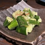 全席個室居酒屋 銀邸 - キュウリたたき