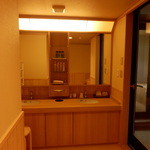 湖南荘 - 洗面所＆脱衣所（床暖房付き）