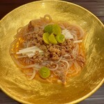 銀座 くらはし hanare - 鶏そぼろの温かいせいろ蕎麦