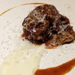 鉄板焼 ステーキ 北野坂 - パルミジャーノレジャーので仕上がってます