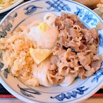 セルフうどん キンボシ製麺所 - 肉醤油うどん小