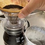 なかむら珈琲 - 間もなく出来上がりー