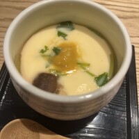 おたる政寿司 銀座 - 雲丹の茶碗蒸し