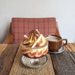 Coto cafe - おいもと無花果のパフェ