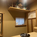 すし崇 - カウンター前の神棚