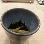 すし崇 - もずく