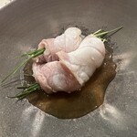 すし崇 - クジのしゃぶしゃぶ。