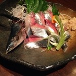 西大路応援団 - 秋刀魚のお造り