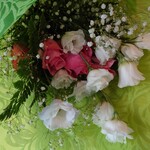 帰燕 - 快気祝いって大きな花束　下さいました　桜さんありがとうございます