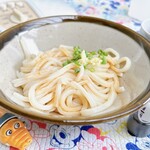 宮西製麺所 - 味の素、醤油、ネギ、生姜にて