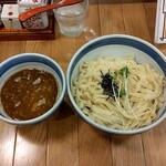 双麺 - 極太平打ちつけ麺950円
