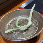 そば くら富 - 天麩羅セット　十六ささげ