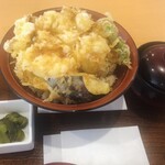 天風 - お野菜と卵の天丼