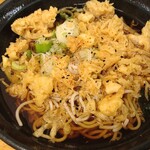 ふじ - たぬきそば、天かすがﾃﾞｶｲ