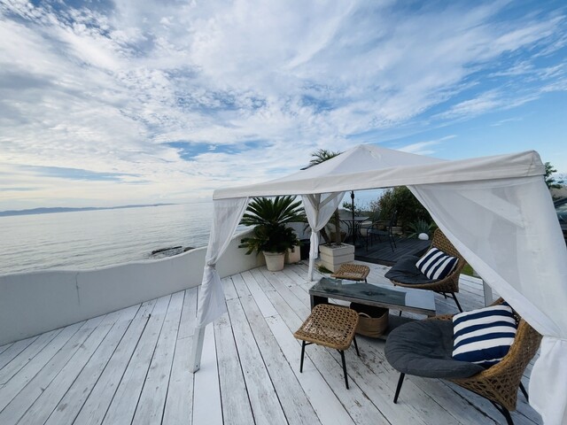 大阪の絶景エーゲ海カフェ』by ☆GUCCI☆ : アジト (CAFE´azito)- 淡輪