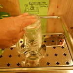 荻窪ビール工房 - 自分でジョッキを洗う