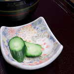 うなぎ 一富士 - 香の物