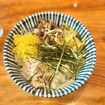 奄美鶏飯と島料理の鳥しん - 鶏飯出来上がり