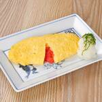 Mentaiko and dashi omelette