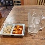 韓国料理豚ブザ - お替り自由のおかず・無料のドリンクバー用ジョッキ
