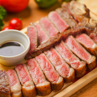 "The King of Steaks: T-Bone Course Featuring Filet and Sirloin"