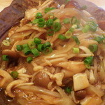 菜根譚 北海道中華 - ソイの唐揚げキノコあんかけ（980円）