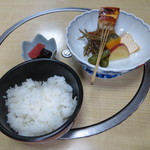 佐加田 - 田楽、煮物とご飯