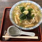 加登長 粟崎店 - たぬきうどん 550円