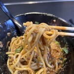 Hannou Tsukemen - 具と良く絡んだ太麺