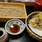 Tenryuu Soba Shoufuuan - 大ぶり牡蠣天ざる 1,408円