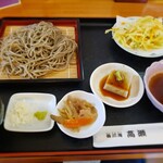 蕎川庵 高瀬 - かき揚げセット　1,000円