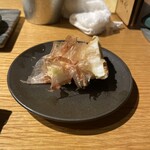 てんぷら 五感 - 2種の茄子の天ぷら